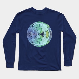 Metallic circle Long Sleeve T-Shirt